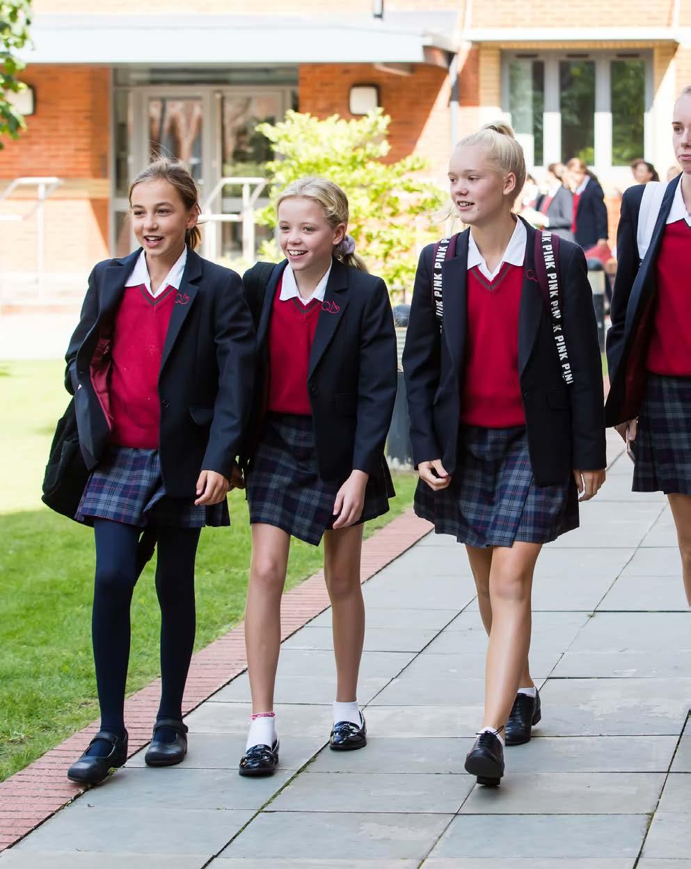 THE UNIFORM Girls are expected to be well turned out, clean and tidy at all times. Girls in L4 - U5 should order their uniform via www.schoolblazer.com.