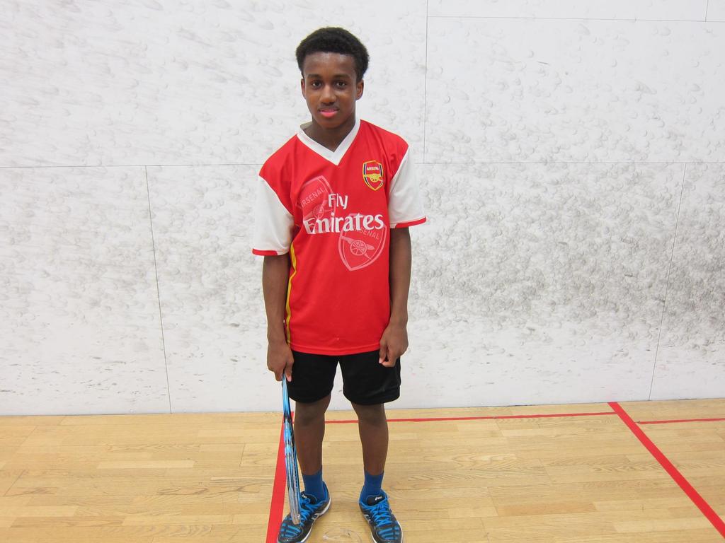 I started to play Squash last year and I am hooked! Isaiah aspires to become a professional Squash athlete, and wants to represent Canada on the World stage.