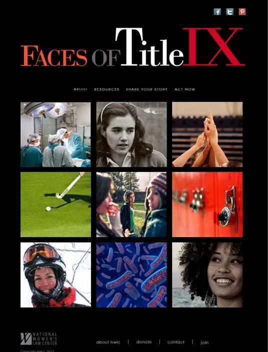Honoring Title IX Women and girls have come a long way since the enactment of Title IX the federal civil rights law that prohibits sex discrimination in education.