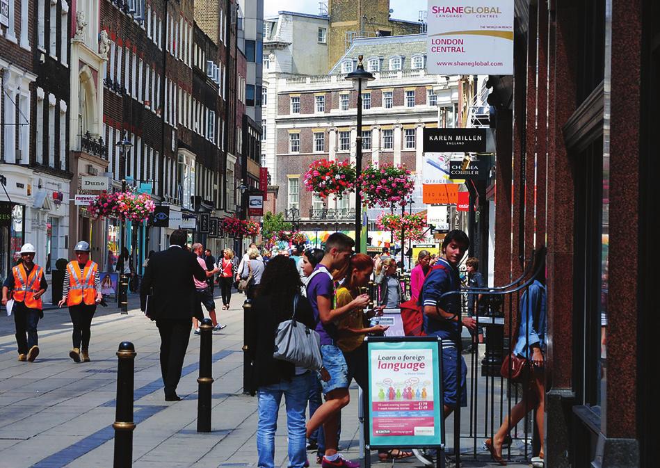 SHANE GLOBAL LONDON At Shane Global London, our students can enjoy a truly central location which is great for sightseeing and exploring London, mixed with a friendly, intimate school to focus on