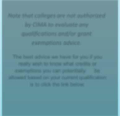 com/study-with-us/exemptions/exemption-search/ Alternatively, simply google the phrase 'CIMA exemptions.