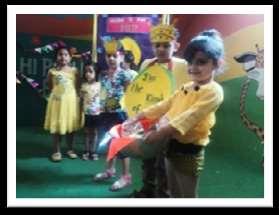 The school also had a special assembly for the Mango - Day Celebration wherein there was variety of