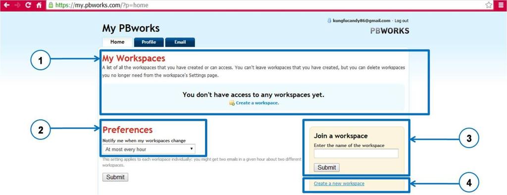 Your Wiki Home Page Your Wiki Home Page is the first page that will be displayed after you have logged in to your PBworks account.
