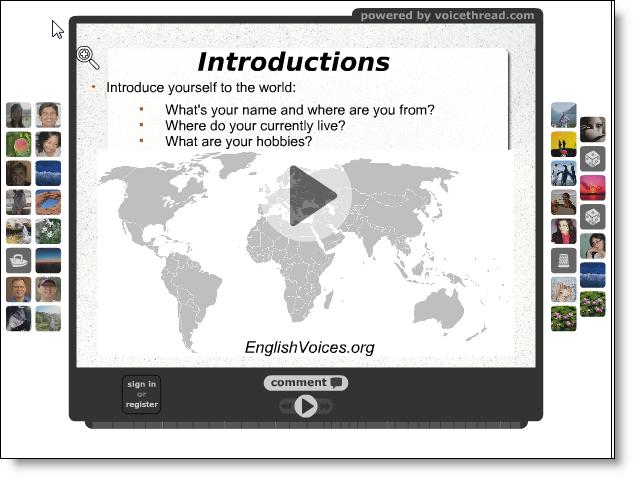Record Your Thoughts on EnglishVoices.org English Voices is a website developed by Randall Davis. Randall has developed many websites that help people learn English.