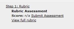 6. Using Assessment Rubrics You are welcome to Submit Assessments to students in any way you wish through Digication, whether or not you make use of a rubric.