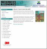 About: MATHEMATICS & ECONOMICS GRADES 3-5 12 lessons teaching economics by using mathematical skills Each lesson has teacher s instruction, hands-on activities, closing review and assessment