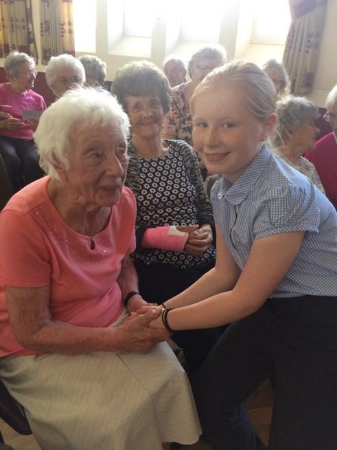 05% Intergenerational Projects There have been several opportunities recently for our pupils to work with, or perform to, people of an older generation.