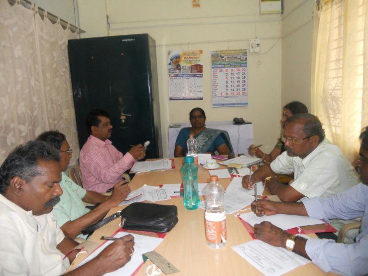 Trichy participated in the rally. Identification of Institutions Committee Meeting The meeting of the Identification of the Institutions (Colleges & Schools) Committee was held on 21.11.2014 at 11.