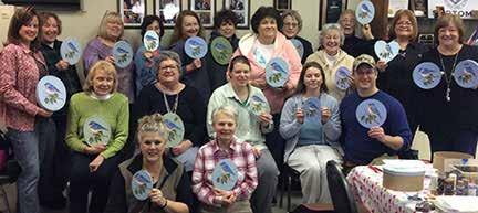 On Saturday, February 17, 20 members and guests attended the Memory Box Paint-In.