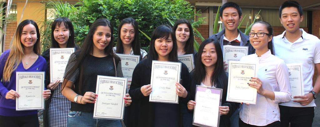 in Psychology and Criminology) University of NSW Special Mention to Quyen Ly (High