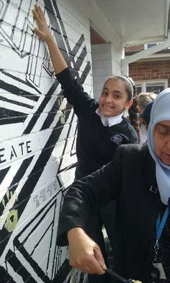 REFUGEE WEEK ACTIVITIES On Monday 19th June, ten students attended Wiley Park Girls High School to participate in activities as part of