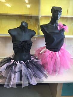 TAS Faculty Textiles The Year 10 Textiles Technology students are currently creating their fairy costumes. They are working with a combination of tulle and netting to construct their design.