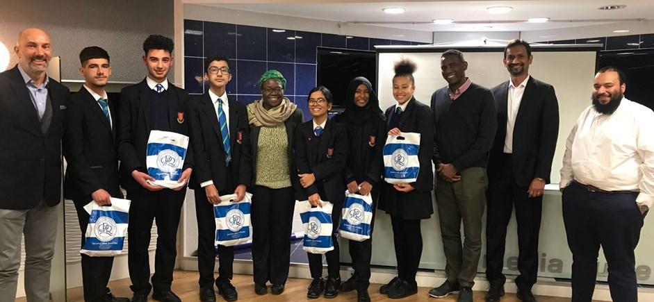 QPR Enterprise Challenge Congratulations to Zoe, Sujata, Radwa, Yusuf and Muhammed Faraj who won the QPR Premier League enterprise challenge on the 15/12/17, we wish them all the best for the