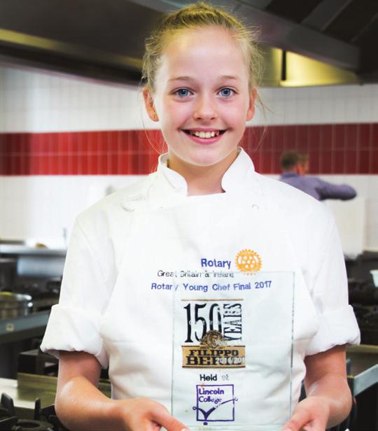 summer berries and a baked crumb, impressed all the judges and led Tabitha to become the youngest ever recipient of this prestigious award.