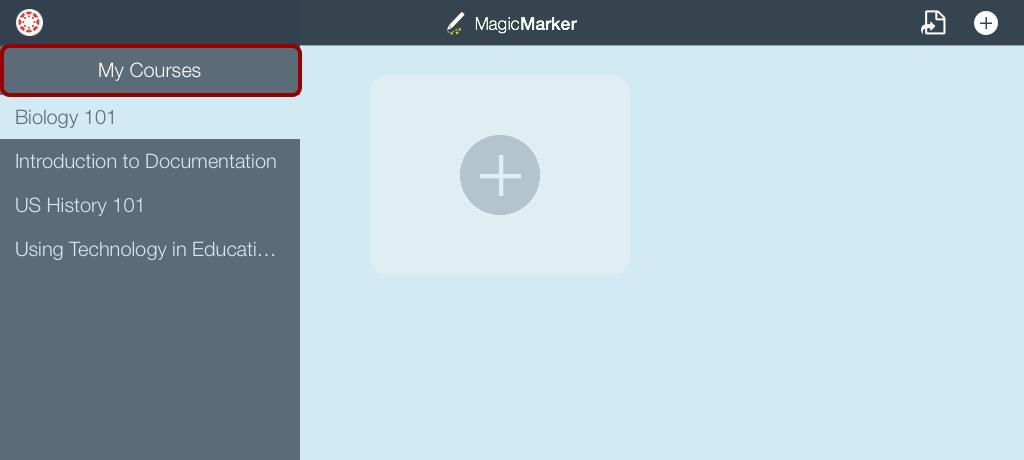 How do I create a new table in MagicMarker?