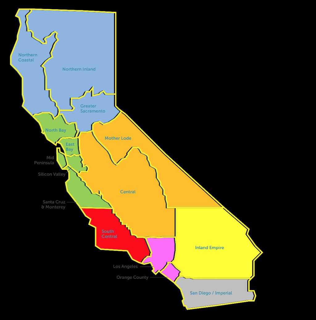 California Regional economies Differing labor market needs Industry sectors Guided