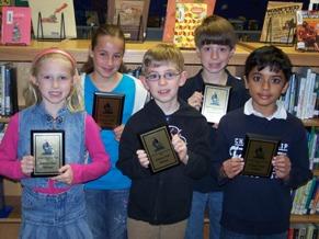 " FOURTH GRADE SCHOOL LEVEL SCIENCE FAIR WINNERS Kate Harrison- "Do Mulch and Other Ground Covers Affect the