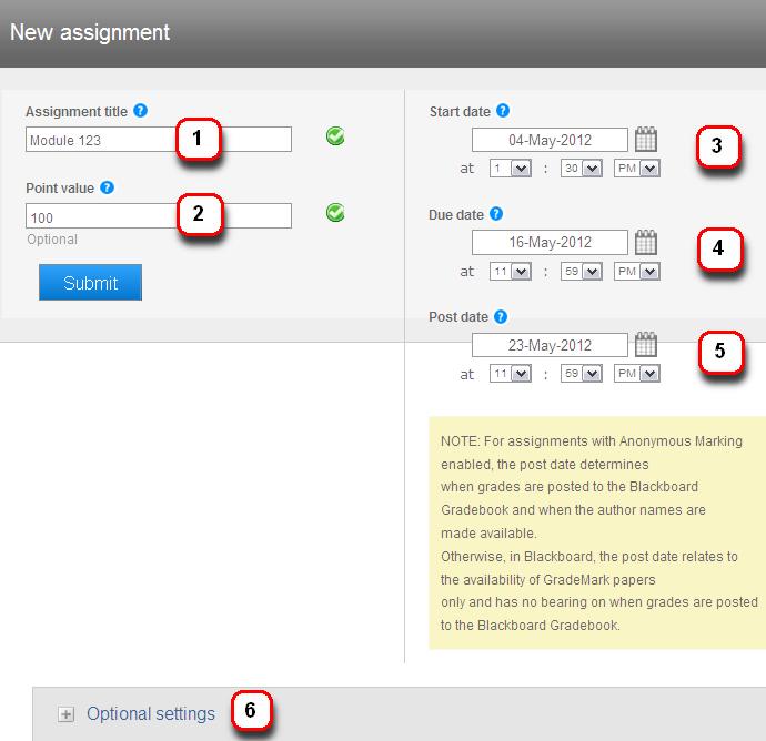 Select Paper Assignment and click Next Step.