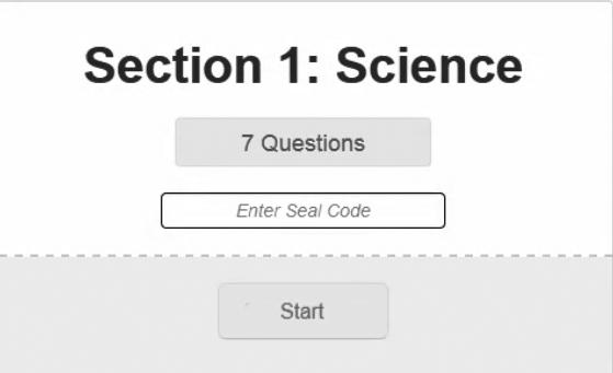 Grade 4 Online Practice Test: Science Section 1 You should see a screen that says, Section 1: Science and shows there are 7 questions.