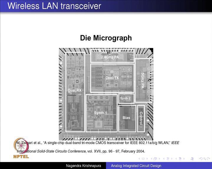 Few years back, the chip itself is an image sensor, but you see that you have the image sensing area in the middle, but