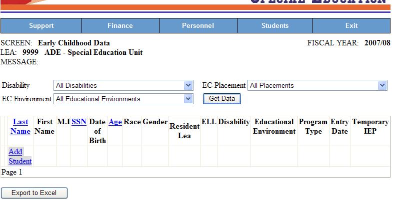 Additional Tools for Data Review Four options are available for you to sort and review data for accuracy: the MySped Resource Dropdown Menus, the Column Sort, the Export to Excel, and the MySped