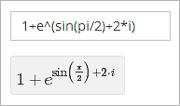 Math Expressions in Assignments or the Calculator. For course discussions, you use MathJax to format the text that you type, and the system then converts your text into a mathematical expression.