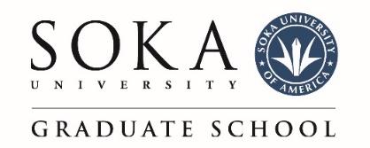 Welcome to Soka University of America s graduate application process!
