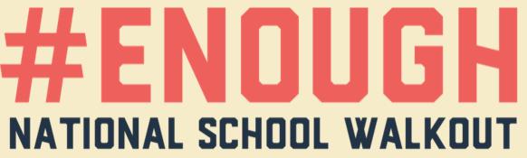 on Wednesday, March 14th to say #ENOUGH, as we show support for the National School Walkout to demand Congress pass legislation to keep us safe from gun violence at our schools.