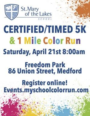 .. Check-in @ 8:00AM 5K Start Time - 9:00AM (Timed) 1