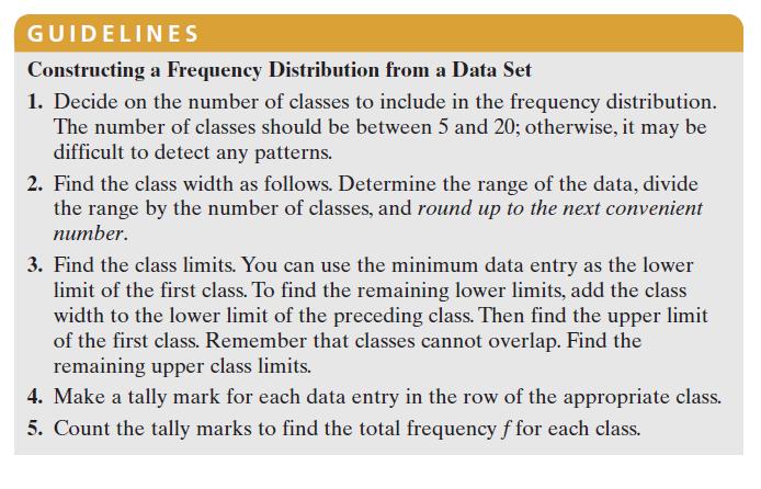 Class Width the lower limits of two consecutive classes subtracted, or the upper limits of two consecutive classes subtracted.