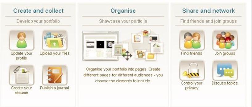 eportfolio Platform A self- oriented platform for online collection of artifacts, showcasing and
