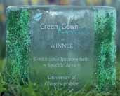 Regional Centre of Expertise in sustainability education acknowledged by the United Nations University since 2008 2 national Green Gown awards for our innovation and performance in sustainability