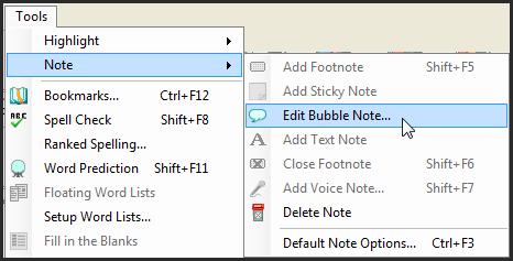 If you want to see a preview of your Bubble Note to see how it works, click the Preview button. When you are satisfied with your note, click OK to exit the window.