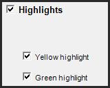 On the Extract Notes and Highlights window you can do the following 1 Choose which highlights you want to extract (click in the select box beside each colour) Choose the amount to indent the