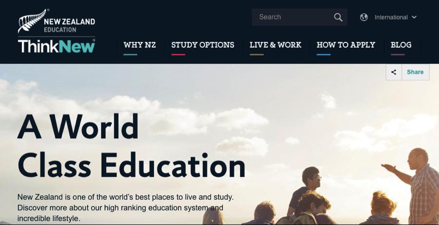 Online University Research Tools http://www.studyinnewzealand.govt.nz https://www.newzealandnow.govt.nz/study-in-nz/where-what-to-study http://www.