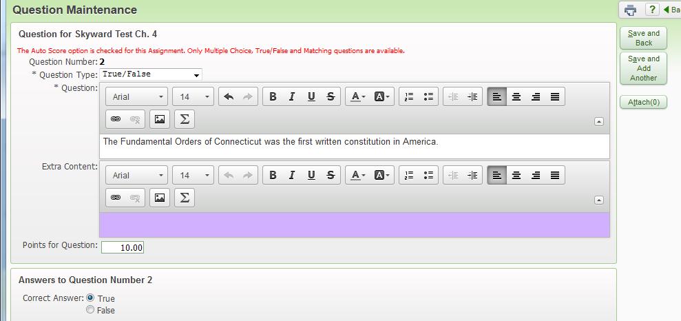 Toolbar to change fonts, text size,