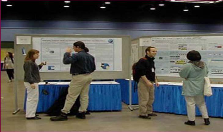 Poster sessions should be an integral part of the conference program encouraging conference participants to attend the poster sessions.