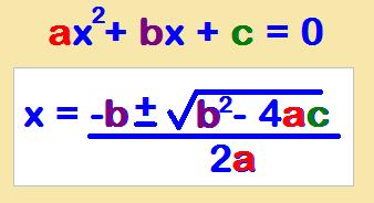 prism, quadratic formula (Higher Tier), sine and cosine rules (Higher Tier)