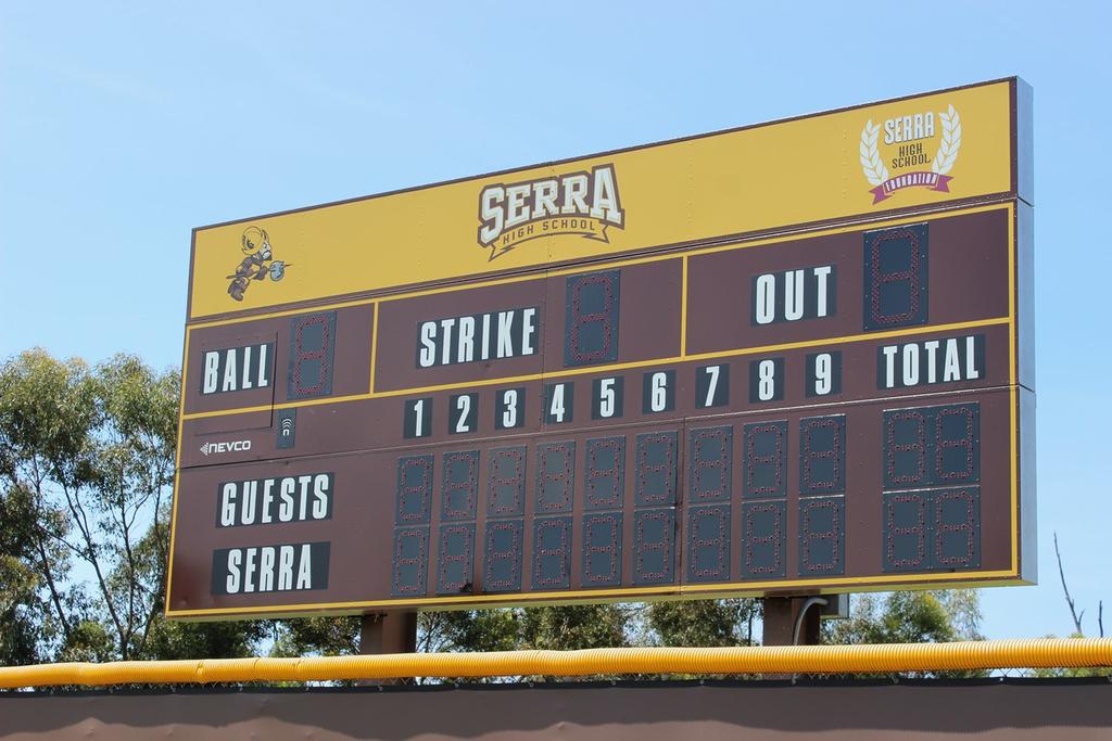 Serra HS Scoreboards Completed: May 2015 Funding: Proposition S and Z A new 18 x 8