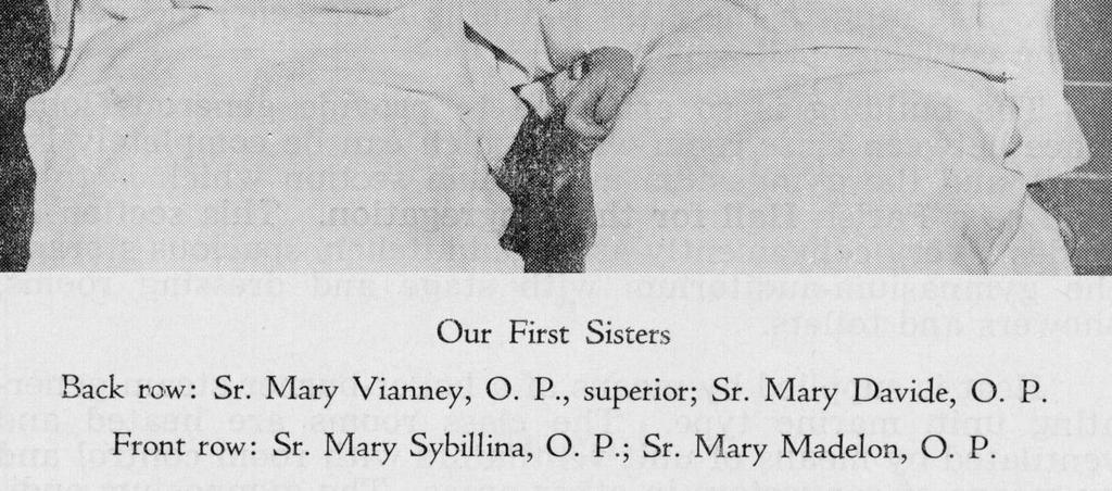 Four sisters from Sinsinawa came to teach in the fall of 1955.