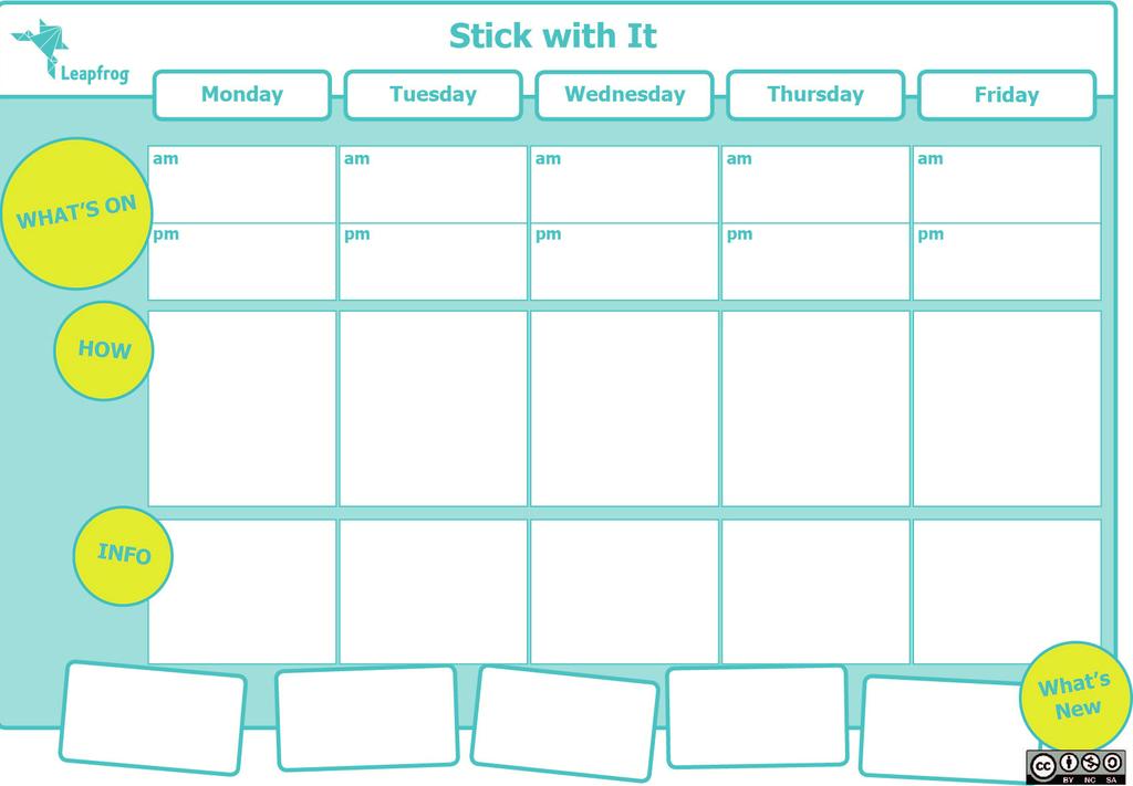 The Stick With It tool helps to connect people with activities and groups that are right for them.