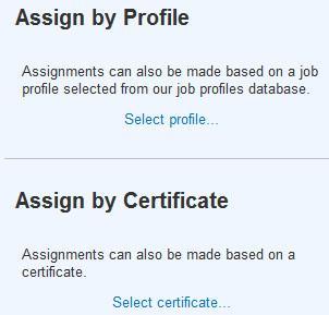 There are four options for assigning KeyTrain lessons: Auto Assign Details (manual assign) Assign by Profile Assign by Certificate Auto is the recommended method.