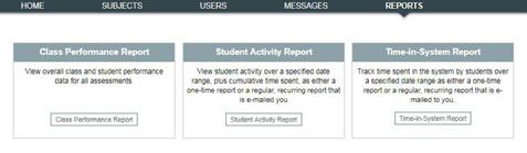 Reports: Overview As an instructor, you have access to two different types of reports: instructor-facing reports and student-facing reports.