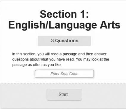 Section screen Submit screen 82 EXAMINER S