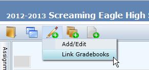 LINK GRADEBOOKS The Link Gradebooks option will allow you to create a group of gradebooks.