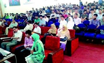 The seminar was aimed at motivating and guiding the civil/provincial services aspirants and enhancing their skill sets.
