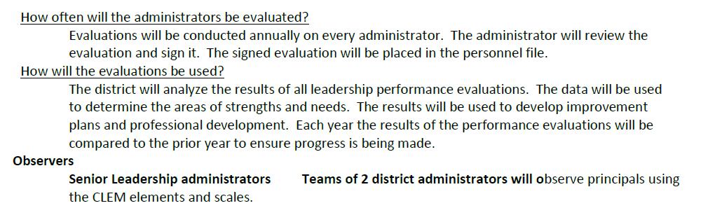 Examples include assistant principals, peers, district staff, department heads, grade level chairpersons, or team leaders [Rule 6A-5.030(2)(f)2., F.A.C.].