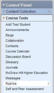 A Rubric is a tool that lists evaluation criteria for an assignment.