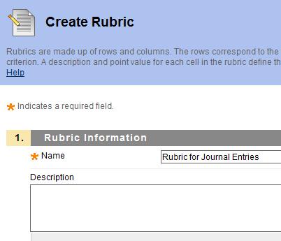 create a rubric. The bottom of this document has some additional resources for you. 1.