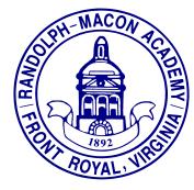 Randolph-Macon Academy Application for Admission Applicant s Legal Name Last First Middle Nickname Male Female Boarding Day Current Grade Applying for Grade in the 20-20 school year.